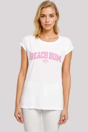F4NT4STIC T-Shirt Beach Bum Summer Varsity Retro Premium Qualität