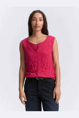 TOM TAILOR Trägertop Crinkle Top mit Schlitz-Detail - Verkäufer: