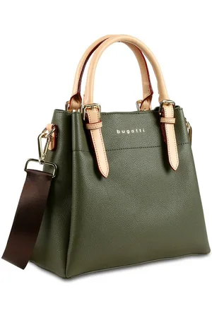 Bugatti Handtasche Ella - Henkeltasche M 27 cm (olive) - Verkäufer: Markenkoffer