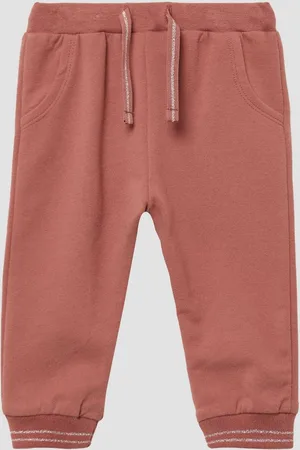 QS by s.Oliver Leggings Sweatpants aus Baumwollmix mit Glitzerdetails Rippbündchen - Verkäufer: