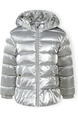 Minoti Winterjacke Gefütterte Jacke im Metallic-Look, mit Teddyfütter (9m-8y) - Verkäufer: