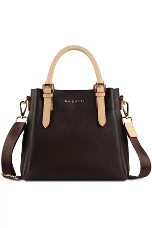 Bugatti Handtasche Ella - Henkeltasche M 27 cm (dunkelbraun) - Verkäufer: Markenkoffer