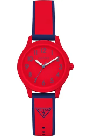 Guess Quarzuhr JESSE GK0002G3, Armbanduhr, Kinderuhr, Mädchen, Junge, Geschenkidee, Silikonarmband
