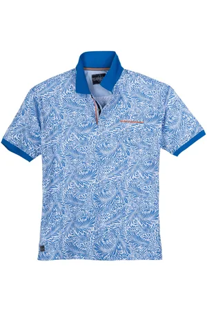 Redfield Poloshirt Übergrößen Poloshirt floral bedruckt - Verkäufer: bigtex
