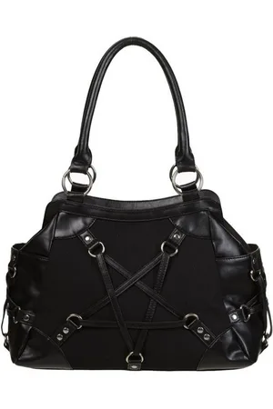 Banned Retro Handtasche Stand Still, Gothic Pentagramm Henkeltasche - Verkäufer: Schompi Trading e.K.