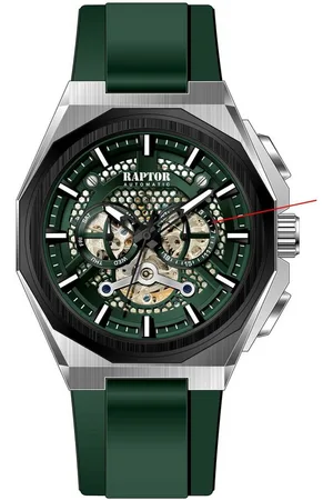 Raptor Quarzuhr RA20409 Skelett-Herrenuhr, Automatik, Silikonband, 5 ATM - Verkäufer: Shaghafi GmbH