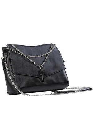 Banned Retro Schultertasche Nehter Lash, Edelstahl Ketten mit Kreuz Anhänger - Verkäufer: Schompi Trading e.K.