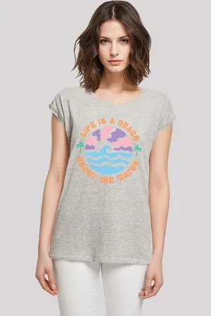 F4NT4STIC T-Shirt Life Is A Beach Enjoy The Waves Premium Qualität