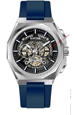 Raptor Quarzuhr RA20409 Skelett-Herrenuhr, Automatik, Silikonband, 5 ATM - Verkäufer: Shaghafi GmbH