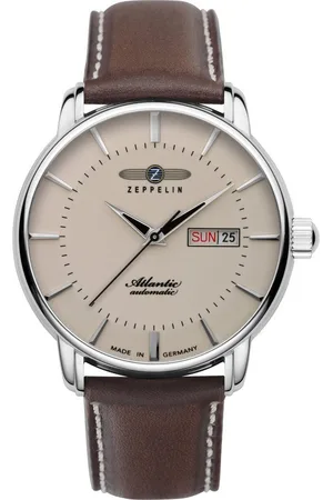 Zeppelin Automatikuhr Atlantic Automatic Day/Date 8466-5, Armbanduhr, Herrenuhr, Made in Germany