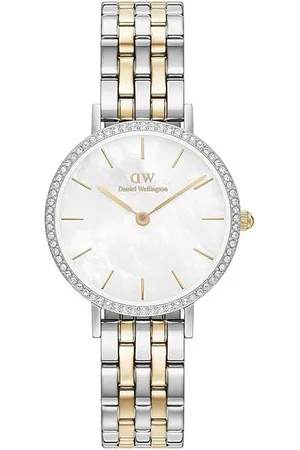 Daniel Wellington Quarzuhr Petite Lumine Bezel 5-Link Two-Tone MOP, Petite Lumine Bezel 5-Link Two-Tone MOP - Verkäufer: Juwelier Bektas e.K.