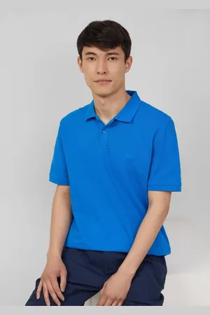 QS by s.Oliver Kurzarmshirt Poloshirt aus Baumwollpiqué Logo - Verkäufer: