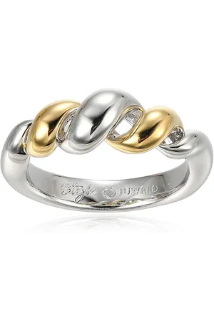 Cavill Fingerring Schicker zweifarbiger Messing Crossover Ring, Juwelo Style (1-tlg) - Verkäufer: Juwelo Deutschland GmbH