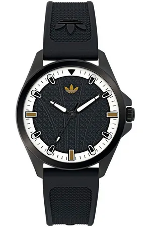 adidas Quarzuhr ORIGINALS ICONIC ONE AOFH250012I, Armbanduhr,Herrenuhr,Damenuhr,Silikonarmband,wasserabweisend bis 5 bar