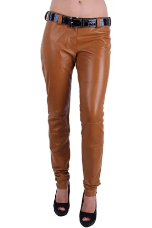 Dolce & Gabbana Lederhose D&G Lederhose Hose Skinny Leder - Verkäufer: fashion4smile