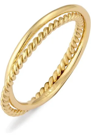 Elli Fingerring Wickelring Klassik Fein Gedreht 375 Gelbgold - Verkäufer: JULIE & GRACE GmbH