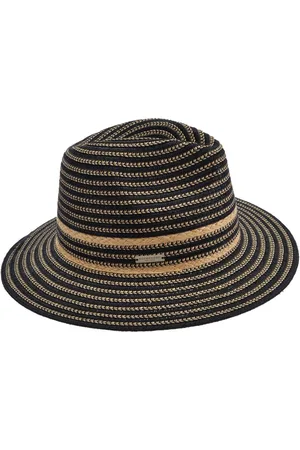 Seeberger Fedora Papierborte Fedora mit Raffiadetail 55572-0 - Verkäufer: