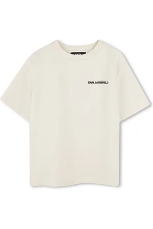 Karl Lagerfeld Print-Shirt Kids T-Shirt offwhite mit ikonischem Rückenprint - Verkäufer: coolkids-store