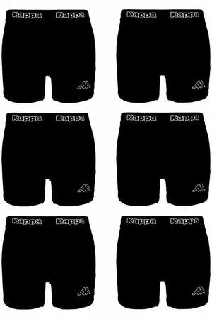 Kappa Boxershorts Unterwäsche Boxershort Herrenshort 95% Baumwolle SCHWARZ Größe S (10-St) - Verkäufer: Defacto Einzelhandel