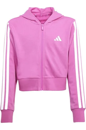 adidas Sweatshirt JG 3S FT FZ CRO SELUFU/WHITE - Verkäufer: Sport Hübner