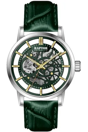 Raptor Quarzuhr RA20408 Skelett-Herrenuhr, Automatik, Echtleder, 5 ATM - Verkäufer: Shaghafi GmbH