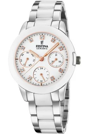 Festina Chronograph Damen Uhr F20497/1 Chronograph mit Swarovski Kristalle, (1-tlg) - Verkäufer: Juwelier-Bacak