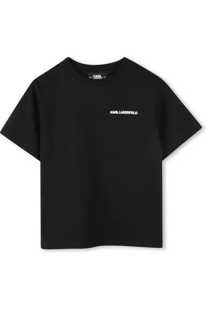 Karl Lagerfeld Print-Shirt Kids T-Shirt schwarz mit Logo und Rückenprint - Verkäufer: coolkids-store