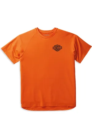 Harley davidson T-Shirt Herren Performance Bar & Shield Logo Tee Shirt Kurzarm Biker Oberteil - Verkäufer: Kiel eCom
