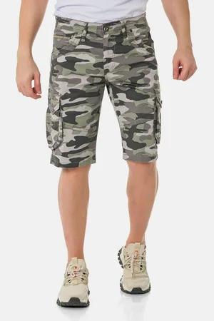Cipo & Baxx Cargohose Shorts im Camouflage-Design