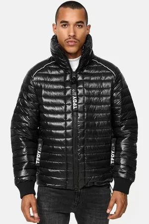 Trueprodigy Steppjacke Corey Pufferjacket Stehkragen Rippbund Glanz Look - Verkäufer:
