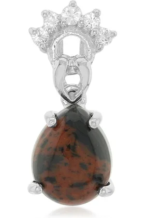 Cavill Anhänger Set Mahagoni Obsidian Teardrop-Anhänger, 925 Silber (1-tlg) - Verkäufer: Juwelo Deutschland GmbH