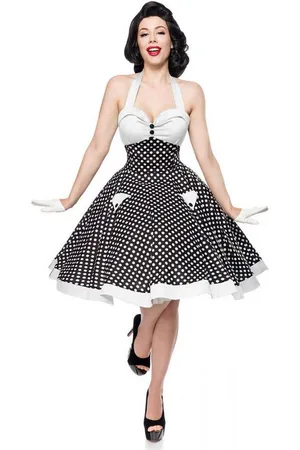Belsira A-Linien-Kleid Vintage-Swing-Kleid 50er Jahre Pin Up Rockabilly Retro Sommerkleid - Verkäufer: Tomshop24-7