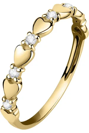 FAVS Fingerring Damen-Damenring 375er Gelbgold Zirkonia, Zirkonia - Verkäufer: CHRIST Juweliere und Uhrmacher seit 1863 GmbH