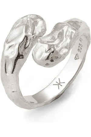 Kuzzoi Silberring Wickelring Strukturiert 925 Sterling Silber - Verkäufer: JULIE & GRACE GmbH