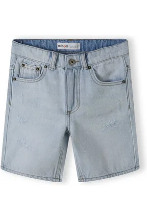 Minoti Jeansshorts Denim-Shorts mit abgeriebenen Kanten (3y-14y) - Verkäufer: