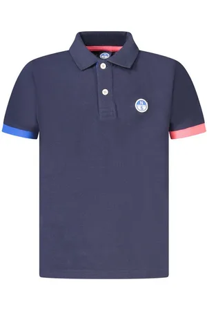 North Sails Poloshirt Blaues Kurzarm-Polo für Kinder mit Kontrastdetails - Verkäufer: Redeve