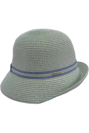 Seeberger Strohhut Papierstroh Mix Glocke mit Ribsband Detail 54966-0 - Verkäufer: