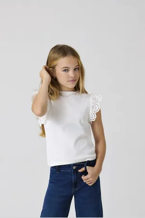 ONLY Rüschentop KOGDREA LIFE S/S TOP JRS - Verkäufer: Dorins Kindermode