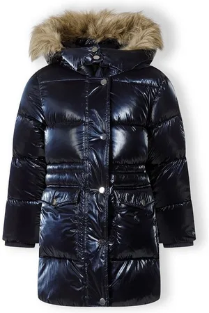 Minoti Winterjacke Gefütterte Jacke im Metallic-Look, mit abnehmbarem Kunstfell (2y-14y) - Verkäufer: