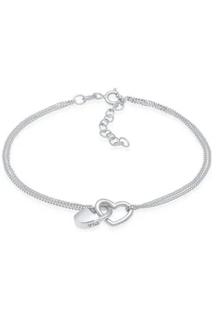 Elli Armband Herz Liebe Schloss Verbundenheit 925 Silber, Herz - Verkäufer: JULIE & GRACE GmbH