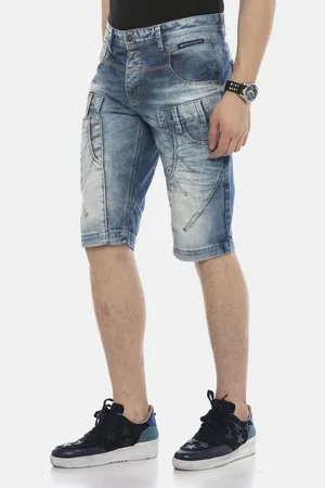 Cipo & Baxx Jeansshorts Bermuda & Short aus reiner Baumwolle