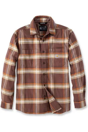 Carhartt Outdoorhemd Herren Langarmhemd Flannel L/S Plaid Shirt - Verkäufer: Scholz Handelsgesellschaft mbH