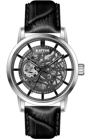 Raptor Quarzuhr RA20408 Skelett-Herrenuhr, Automatik, Echtleder, 5 ATM - Verkäufer: Shaghafi GmbH