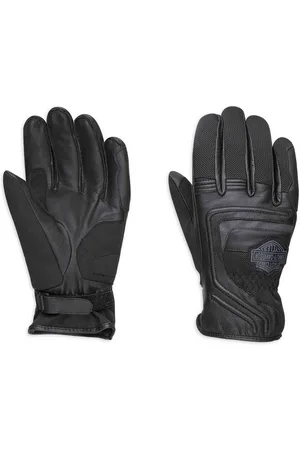 Harley davidson Motorradhandschuhe Herren Bar & Shield Logo Leder & Mesh Biker Gloves Schutzkleidung Verstärkte Amara-Handfläche, -Daumen und -Zeigefinger. - Verkäufer: Kiel eCom