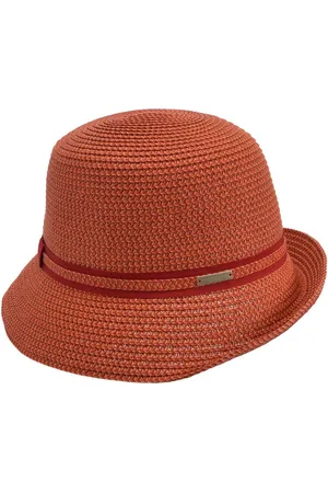 Seeberger Strohhut Papierstroh Mix Glocke mit Ribsband Detail 54966-0 - Verkäufer: