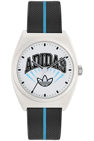 adidas Quarzuhr PROJECT TWO AOST250382I, Armbanduhr, Herrenuhr, Damenuhr,Resinarmband,wasserabweisend bis 5 bar