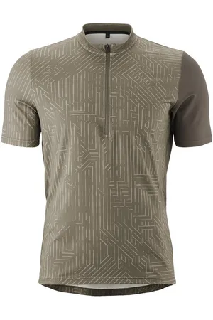 Gonso Radtrikot Adventure Jersey Halfzip M Herren Fahrradtrikot kurzarm, Rückentasche mit RV, Quick-Dry, Slim Fit