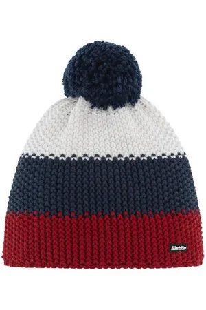 Eisbär Strickmütze Star Pompon MÜ BURGUND-DARK COBALT-WHITE - Verkäufer: INTERSPORT Schwab