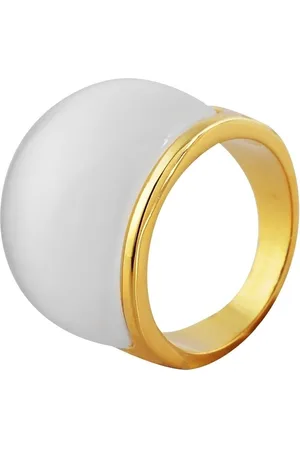 Akzent Fingerring Cara aus Edelstahl, Tigerauge weiß, , Gr. 56 - 62 (Einzeln), Damen Ring - Verkäufer: Shaghafi GmbH