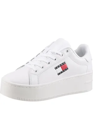 Tommy Hilfiger TJW FLATFORM SNEAKER Plateausneaker, Freiezeitschuh, Halbschuh, Schnürschuh mit Schaftrandpolsterung